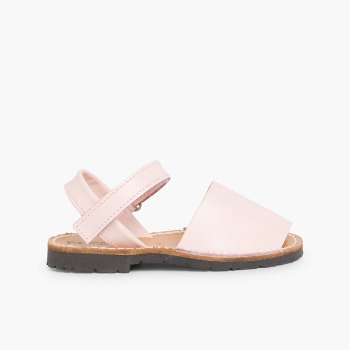 Sandali Minorchine Bambini  Avarcas nappa chiusura a strappo