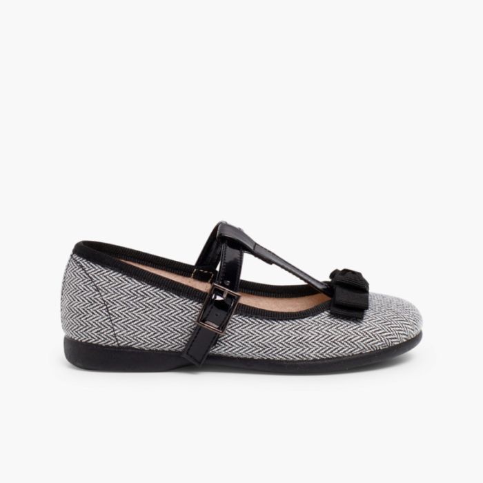 Ballerine con striscia centrale