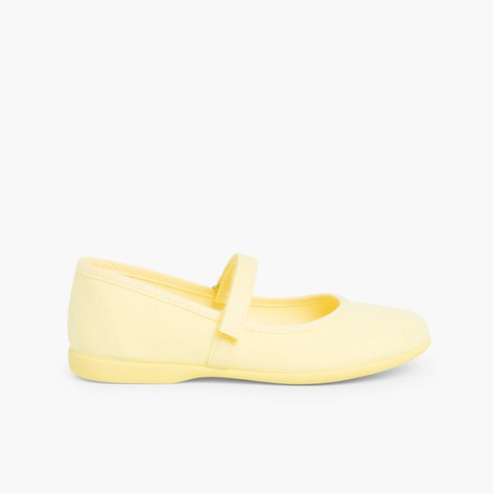 Scarpe Bambina Tela chiusura a strappo fino