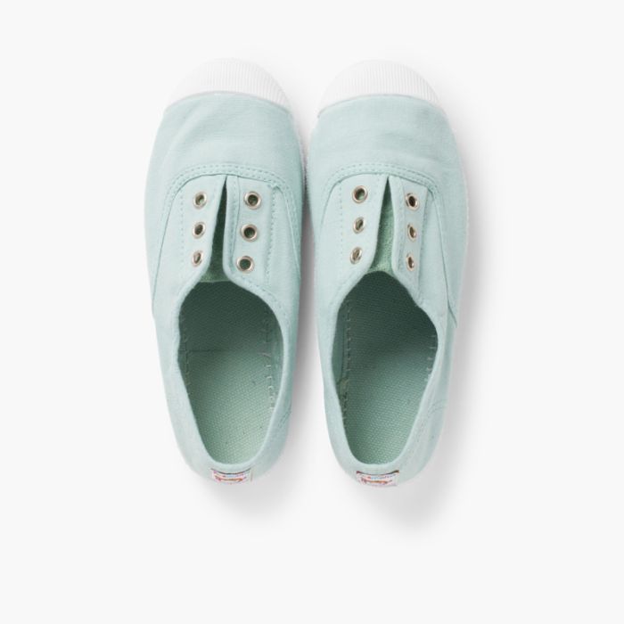 Scarpe tela punta gomma senza lacci sales