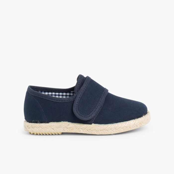Scarpe Blucher chiusura a strappo Suola in Corda