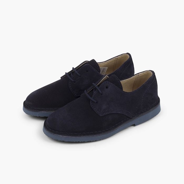 Scarpe Blucher scamosciato liscio Scarpe bambino eleganti