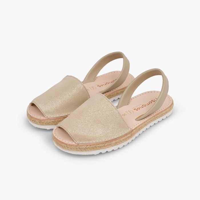 Sandali minorchine pelle brillante Pisamonas