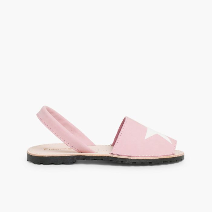 Sandali Minorchine Nabuk con Stella