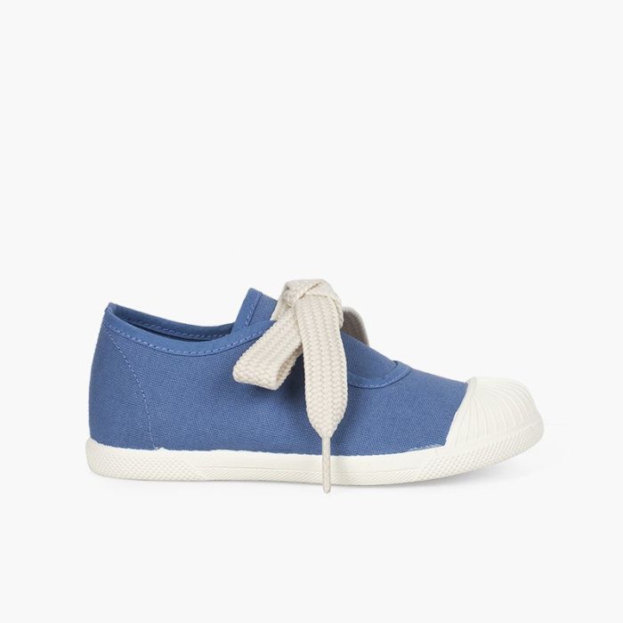 Ballerine cinturino tipo sneakers punta gomma