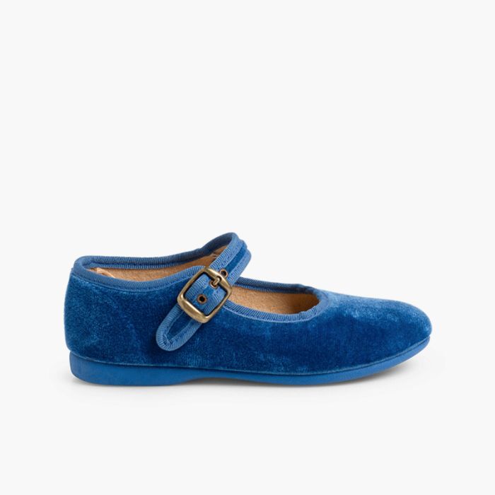 Comprare Scarpe per Bambina Velluto Fibbia Pisamonas
