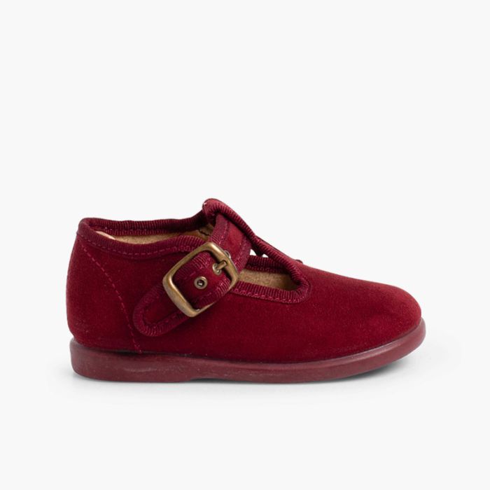 Scarpe Occhio di Bue Bambino effetto Scamosciato