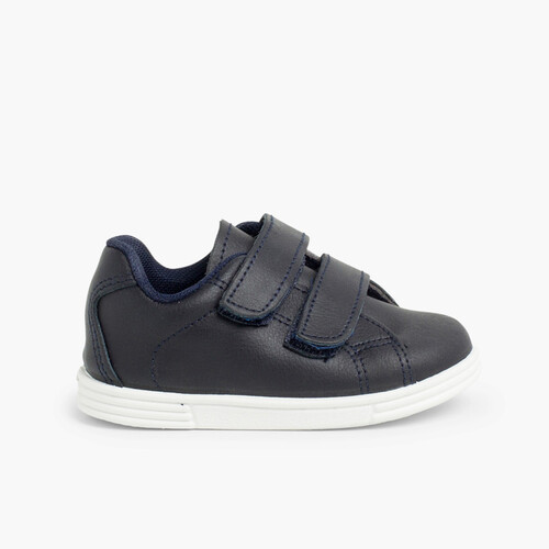 Scarpe sportive Neonato e Bambino Pelle Lavabile  Blu