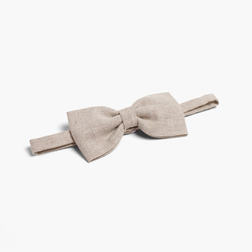 Papillon di lino Bambino Beige