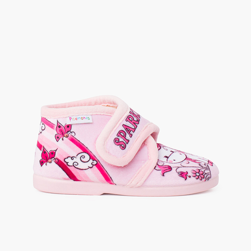 Stivali da casa con chiusura slip-on Sparkly  Rosa