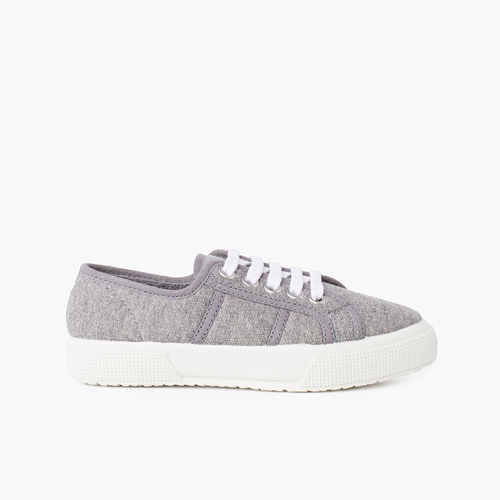 Sneakers in Maglia Organica Grigio