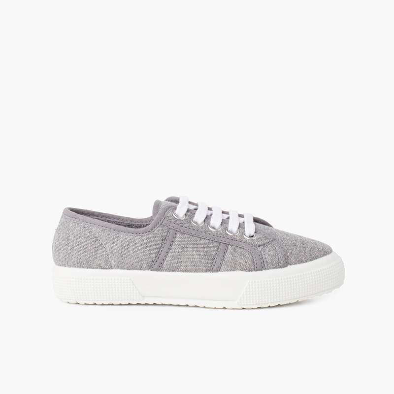 Sneakers in Maglia Organica Grigio