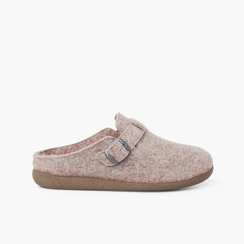  zoccoli Pianta imbottita con fibbia Beige