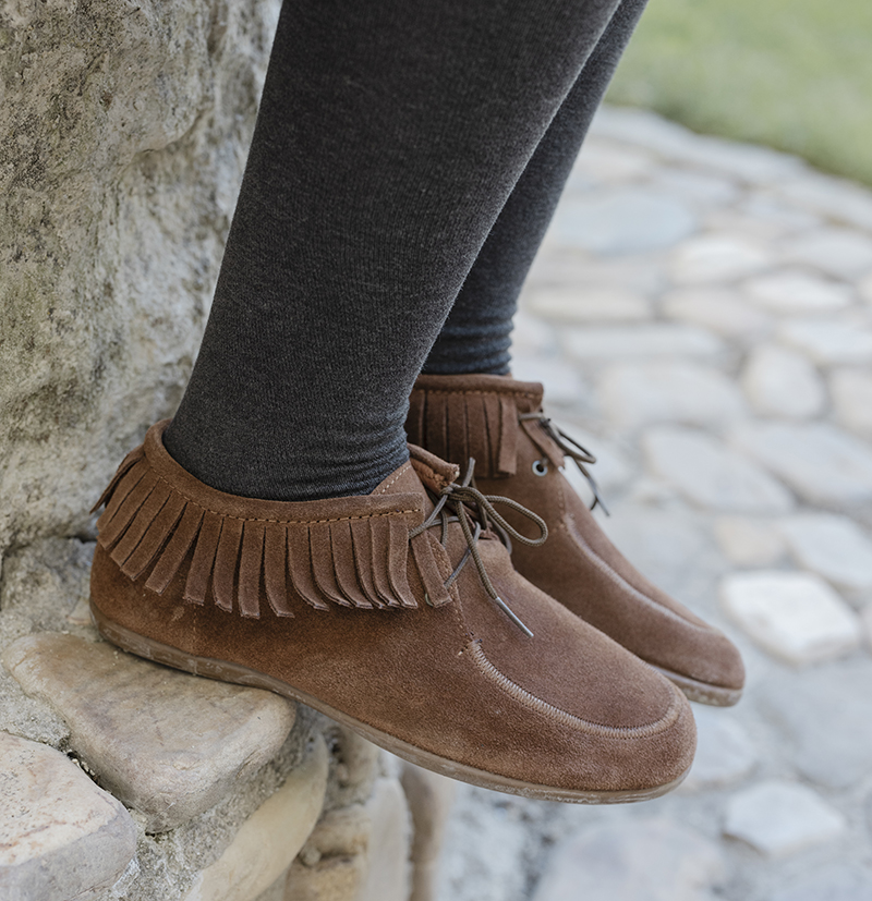 Stivaletti con frange